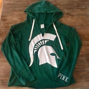 PINK Michigan State University hoodie